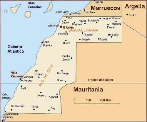 Territorios del Sáhara Occidental